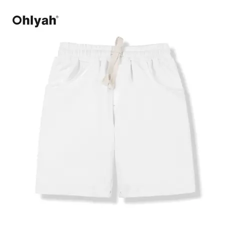 Ohlyah短裤女中性2022夏新款五分裤潮牌夏季宽松学生宽松裤运动裤图片