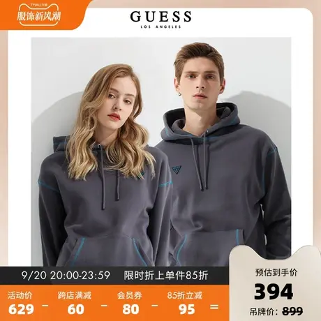 GUESS男女同款美式休闲宽松时尚通勤卫衣-X2BQ49R2Q41商品大图