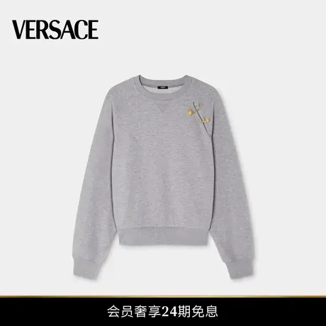【夏日度假】VERSACE/范思哲 女士Safety Pin羊绒混纺运动衫商品大图
