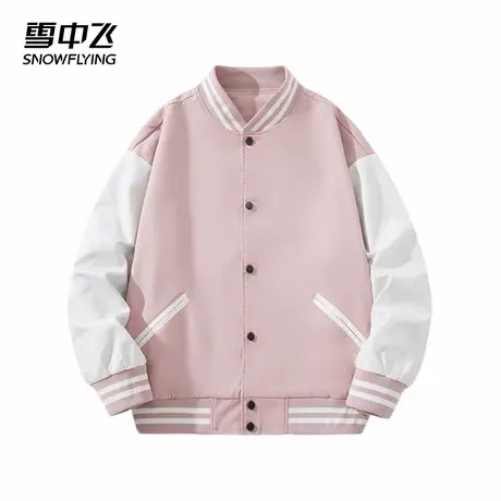 棒球服外套女2025新款春秋款宽松休闲夹克上衣商品大图