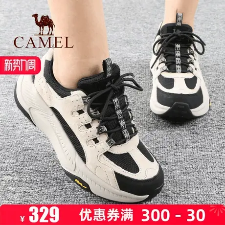Camel/骆驼女鞋25秋季新款百搭防滑厚底单户外徒步运动休闲鞋子图片