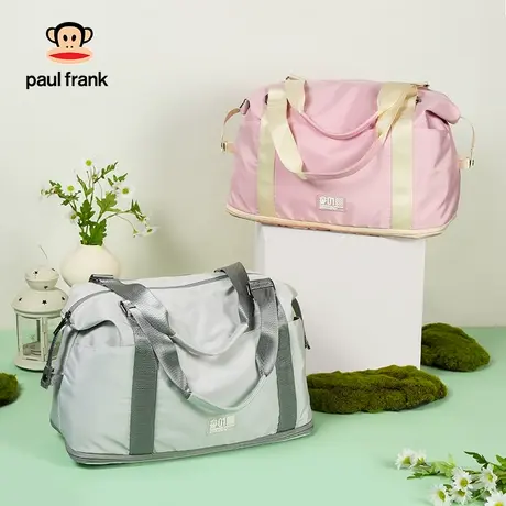 大嘴猴可折叠短途旅行包女轻便健身大容量男出差收纳包手提行李袋图片