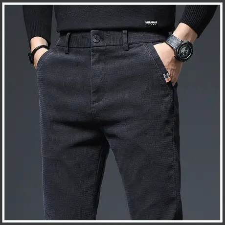 春秋款2023新款冬季男士休闲裤直筒宽松冬裤男款商务西裤子男秋季图片
