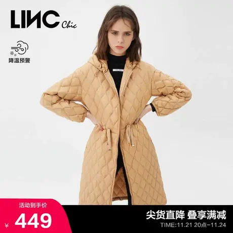 LINCCHIC金羽杰羽绒服女长款轻薄羽绒服女冬季外套Y21803450Y商品大图