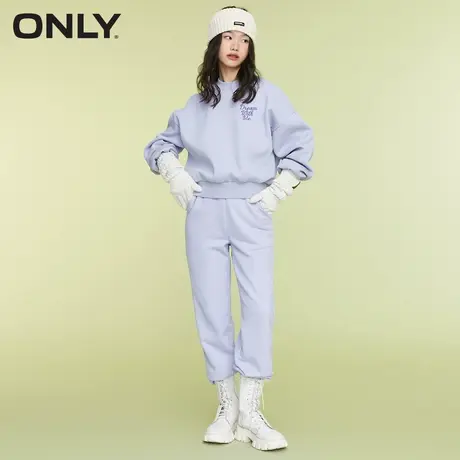 【上新】ONLY奥莱夏季时尚宽松显瘦束脚休闲运动卫裤女商品大图