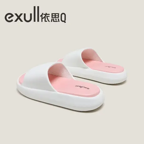 exull/依思Q厚底拖鞋女外穿2022新款夏季防滑时尚网红踩屎感凉拖图片