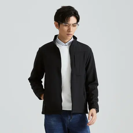 罗蒙男士夹克外套春秋季立领2023年新款休闲百搭男装潮流宽松上衣图片