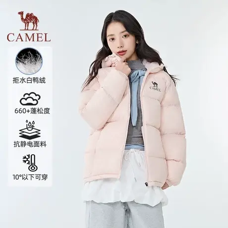 【非达人勿拍 好物体验专享】黑钻pro拒水绒骆驼欧若风羽绒服商品大图