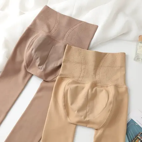 高腰收腹提臀水光袜光腿神器打底裤女外穿加薄绒肉色连裤袜春秋季商品大图