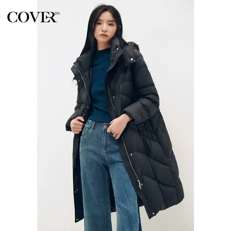 COVER冬季加厚90白鸭绒休闲羽绒服图片