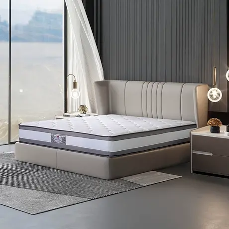 富安娜泰国进口天然乳胶床垫席梦思弹簧床垫儿童成人护脊防螨床垫商品大图