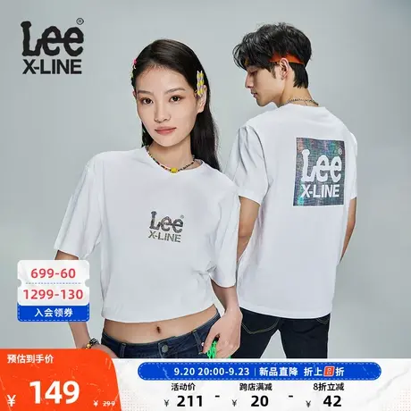 LeeXLINE23新品舒适版印花多色男女同款短袖T恤LUT0054424LE图片