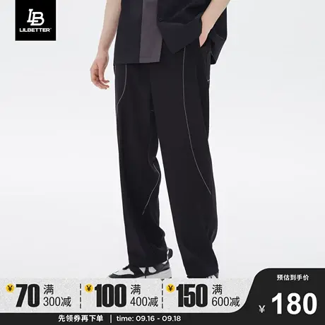 Lilbetter男裤夏季ins潮流韩版裤子2023直筒裤潮牌休闲裤美式长裤商品大图
