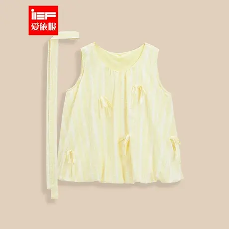 IEF/爱依服上衣2025夏季新款法式甜美可爱减龄少女风通勤百搭背心图片