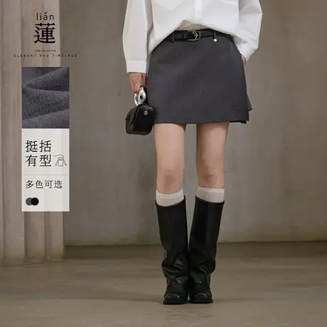 【商场同款】阿依莲时尚百搭休闲裙裤女25秋季新款设计感短款裤子商品大图
