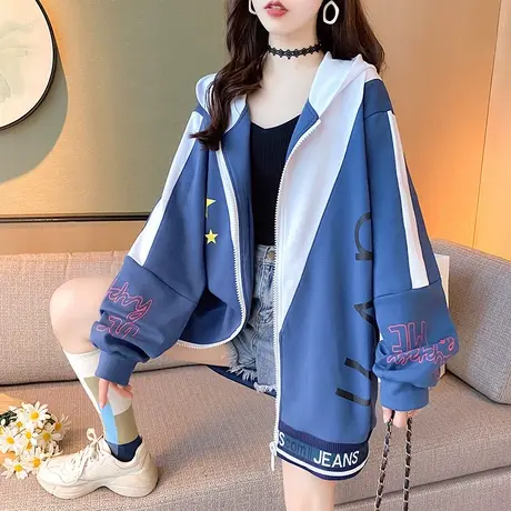 外套女装秋冬季2023年新款秋款秋装卫衣棒球服宽松女士短外套百搭图片