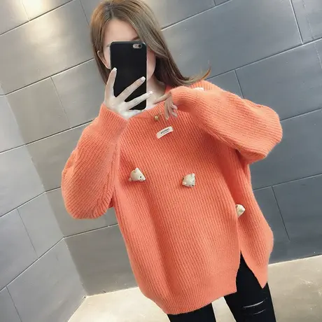 毛衣女装2023年新款秋冬季女士秋款秋装宽松外穿上衣服打底衫洋气商品大图