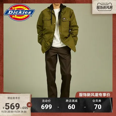 Dickies 秋冬休闲连帽夹克棉服保暖外套宽松商品大图