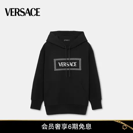 【甄选礼物】VERSACE/范思哲 女士刺绣Logo连帽衫图片