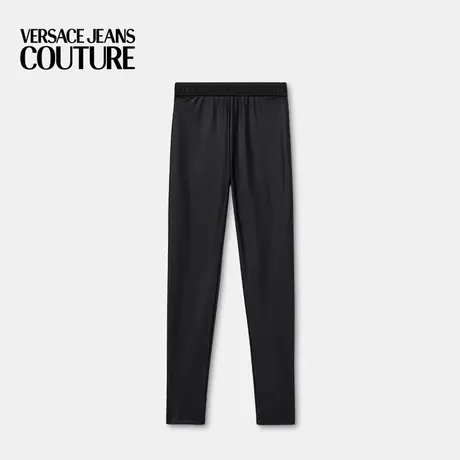 【春夏新品】VERSACE JEANS COUTURE 女士Logo紧身裤图片