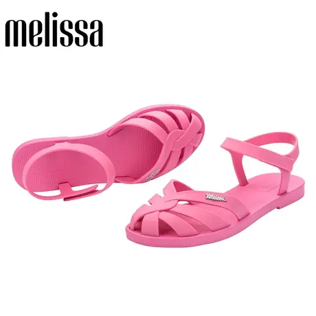 Melissa梅丽莎SUN系列早秋新品女复古罗马凉鞋时尚编织凉鞋33912商品大图