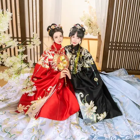 【洛鸟|如梦霓裳】正品原创汉服女明制马面裙织金妆花下裙现货春图片