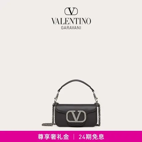 【24期免息】华伦天奴VALENTINO女士 LOCO 小号仿水晶手袋肩背包商品大图
