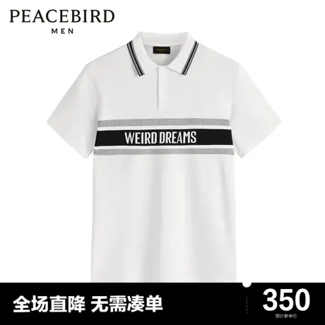 太平鸟男装奥莱 2023年春季POLO领线套衫男上衣商品大图