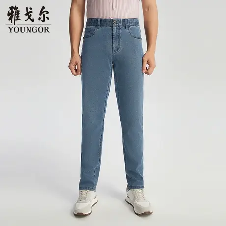 【商场同款】雅戈尔男士长裤春季新款官方商务休闲上班穿长裤男图片