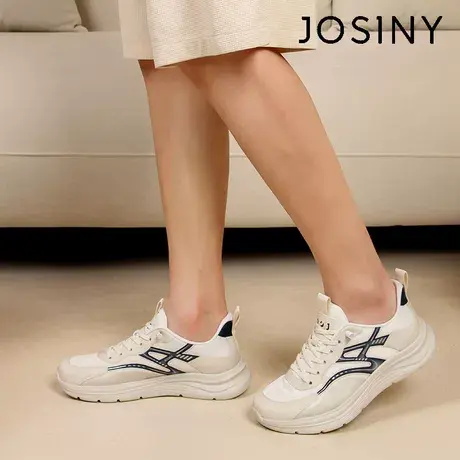 卓诗尼男鞋新款运动鞋透气网面休闲鞋跑步舒适时尚低帮休闲运动鞋商品大图