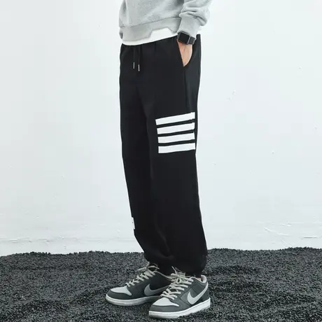 秋季休闲裤男春秋潮牌韩版长裤卫裤原创男裤哈伦男士裤子2022新款商品大图