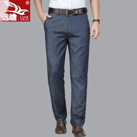牛仔裤男2025年新款夏季薄款冰丝长裤子中老年爸爸装宽松直筒男裤商品大图