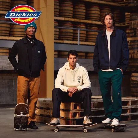 Dickiesx JAMESON联名款 工装风休闲长裤下装商品大图