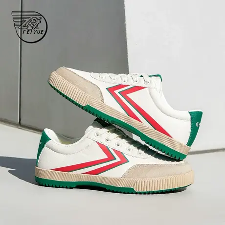 feiyue/飞跃帆布鞋女2024春季新款复古情侣鞋子百搭休闲运动鞋192商品大图