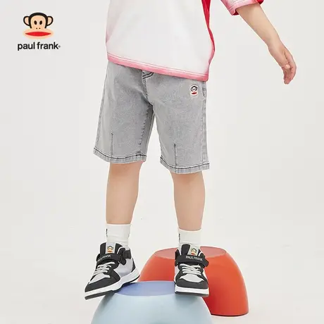 大嘴猴童装男童短裤2023年夏季新品中大童外穿儿童薄款五分牛仔裤商品大图