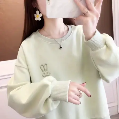 早秋卫衣女春秋季韩版宽松薄款设计感小众小个子学生减龄上衣外套图片