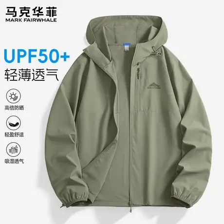 【UPF50+】马克华菲防晒衣男款2025新款防晒服男薄款冰丝男士外套商品大图