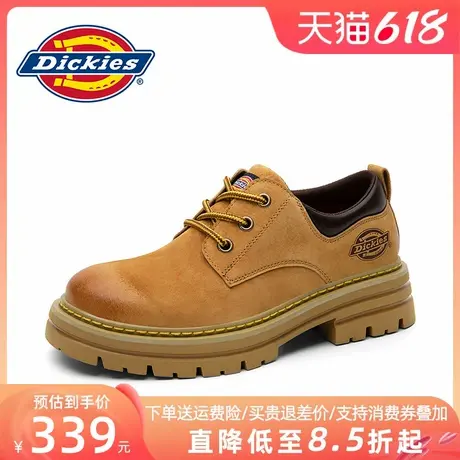 Dickies女鞋2025夏季新款马丁靴低帮工装鞋子春夏夏季百搭女单鞋商品大图