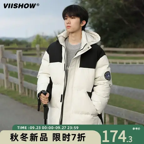 VIISHOW连帽棉服男冬季加厚保暖棉袄冲锋夹克潮牌宽松面包服外套商品大图