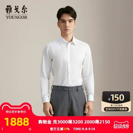 【商场同款】雅戈尔男士长袖衬衫秋季新款官方商务休闲长袖衬衫男商品大图