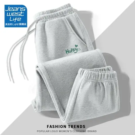 真维斯LIFE休闲裤子秋季女2023新款爆款女士运动小个子宽松卫裤C商品大图