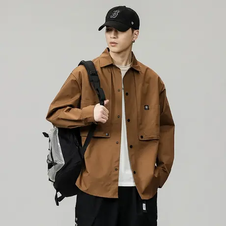 户外工装夹克外套时尚潮流男士外套多色可选休闲夹克潮流春秋外套图片