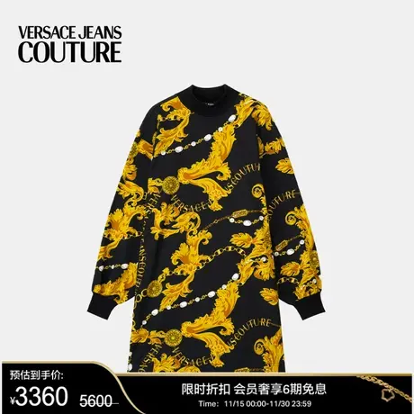 【甄选折扣】VERSACE JEANS COUTURE 女士运动衫连衣裙商品大图