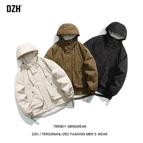 男士冬季外套男棉服男款工装冲锋衣高级感摇粒绒内胆加绒加厚棉衣图片