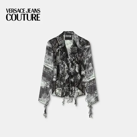 【春夏新品】VERSACE JEANS COUTURE 女士Magazine薄款衬衫图片