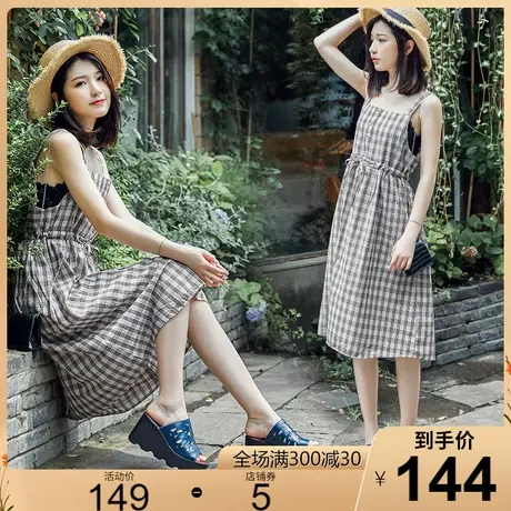 2023夏季新款休闲坡高跟厚底外穿真皮拖鞋女时尚镂空圆头女鞋皮鞋商品大图