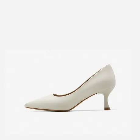 Nine West/玖熙2024年春季新款高跟鞋女尖头浅口猫跟单鞋女通勤图片