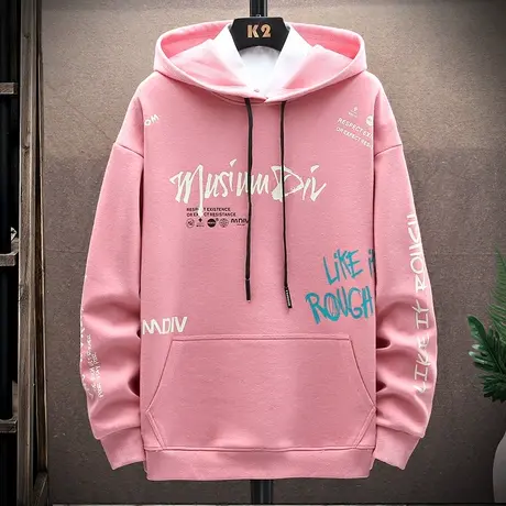 2023年春秋季新款卫衣男潮流连帽青少年上衣服打底衫外套春装帽衫商品大图