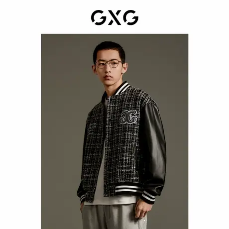 GXG男装 小香风棒球夹克外套 2023年秋季品GEX12113003（1）商品大图