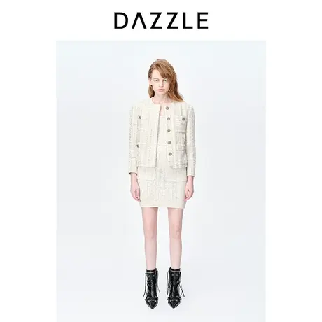 【七七酱专享】【肌理美学】DAZZLE地素奥莱春装新款优雅通勤珠片图片